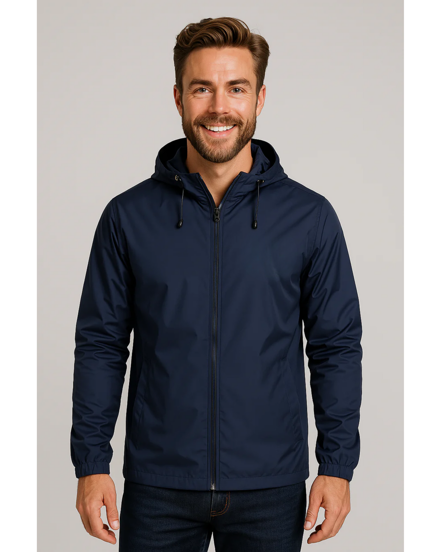 Men's Waterproof Jacket | Lightweight Raincoat Hood