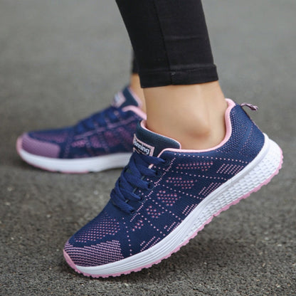 Women's Running Walking Trainers | Lightweight Slip On Sneakers