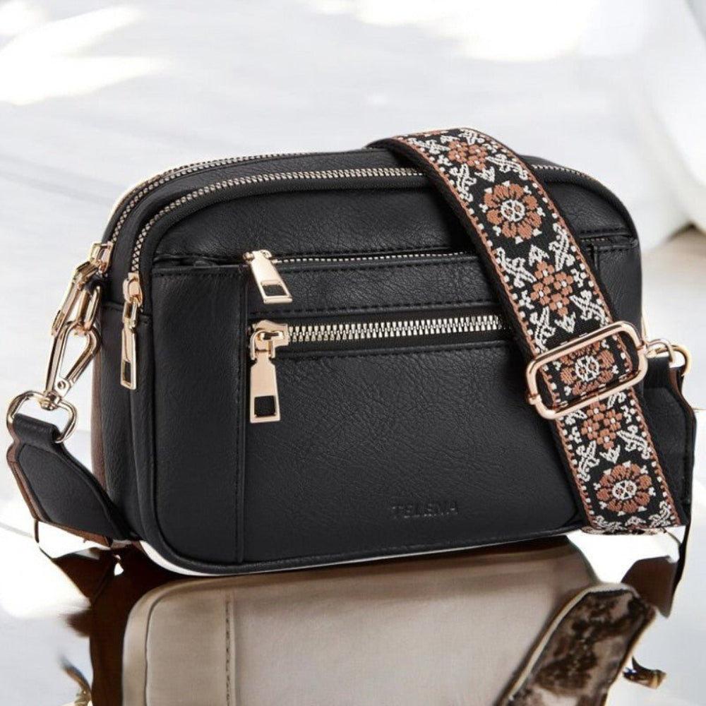 Moon Refined Leather Shoulder Bag - MOOD Melbourne