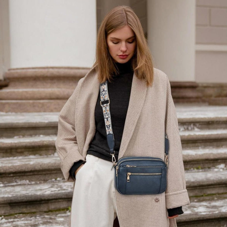 Moon Refined Leather Shoulder Bag - MOOD Melbourne