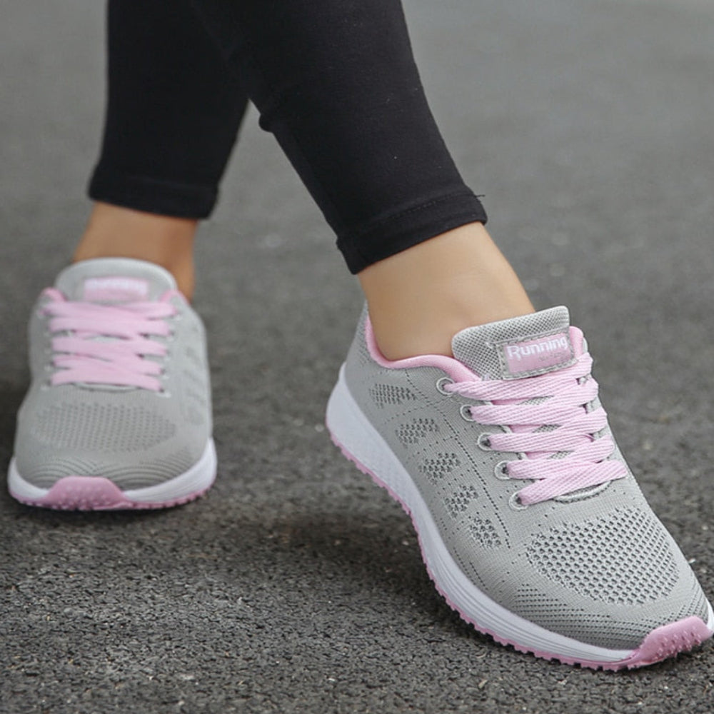 Women's Running Walking Trainers | Lightweight Slip On Sneakers