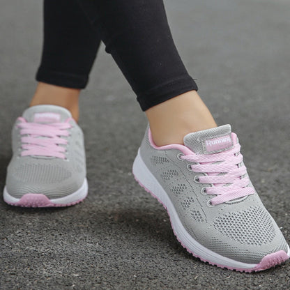Women's Running Walking Trainers | Lightweight Slip On Sneakers