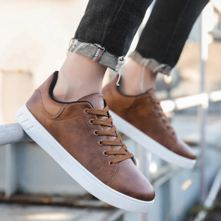 Men's Flat Walking Sneakers | Casual Slip On Trainers