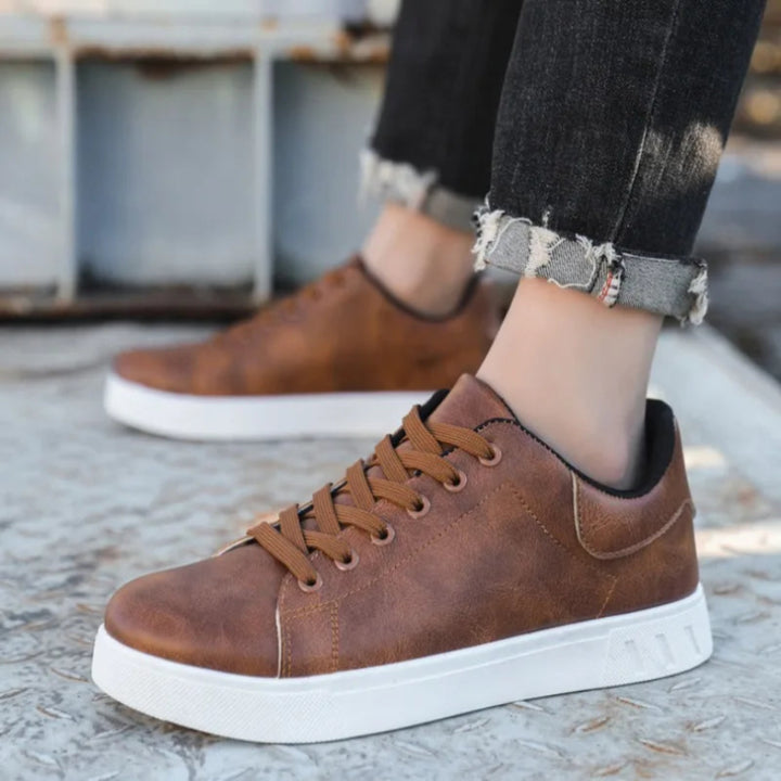Men's Flat Walking Sneakers | Casual Slip On Trainers