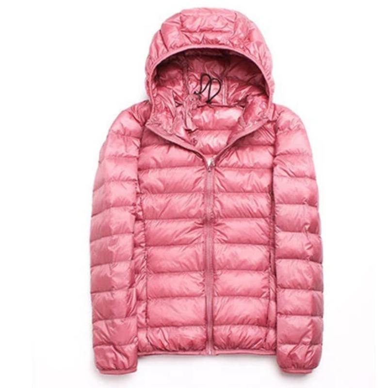 Women’s Lightweight Puffer Jacket | Winter Hooded Coat