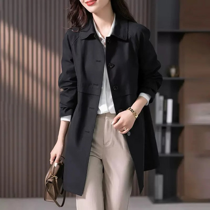 Women’s Long Trench Coat | Lightweight Spring Overcoat