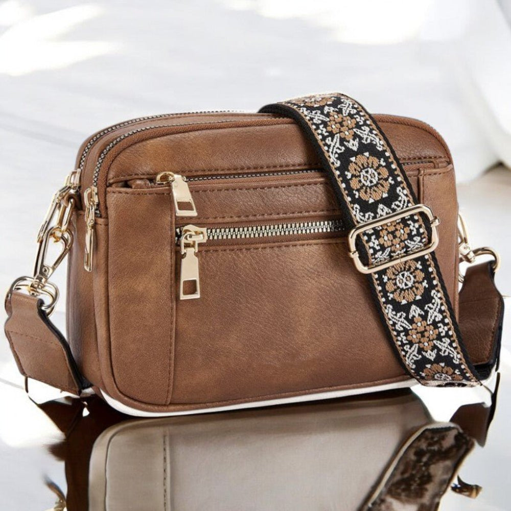 Moon Refined Leather Shoulder Bag - MOOD Melbourne