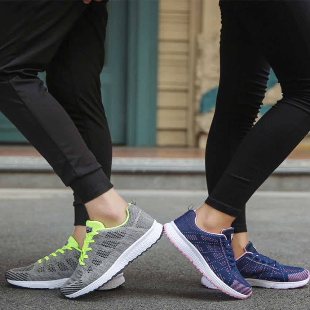 Women's Running Walking Trainers | Lightweight Slip On Sneakers