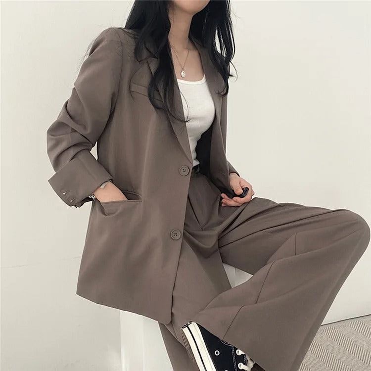 Women's Oversized Suit Set | Blazer and Trouser Co Ord